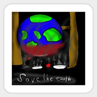 Save The Earth Sticker